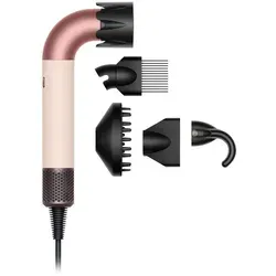 Dyson Supersonic r Curly+Coily Ceramic Pink 113361-01 - Haartrockner für lockiges Haar, mit kraftvollem Luftstrom und fünf speziellen Aufsätzen für perfektes Styling ohne statische Aufladung.
