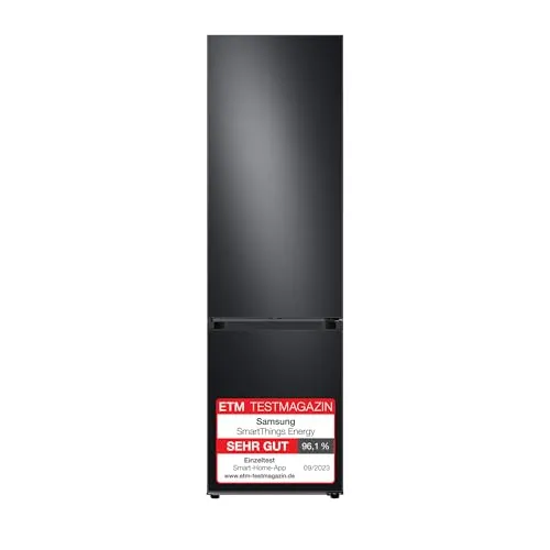 SAMSUNG RL38C7B5BB1/EG Bespoke Kühlgefrierkombination - Kühlschrank mit AI Energy Mode für optimierten Energieverbrauch, elegantem Metal Cooling und No Frost+ Technologie – nie wieder abtauen und immer perfekte Kühlung.