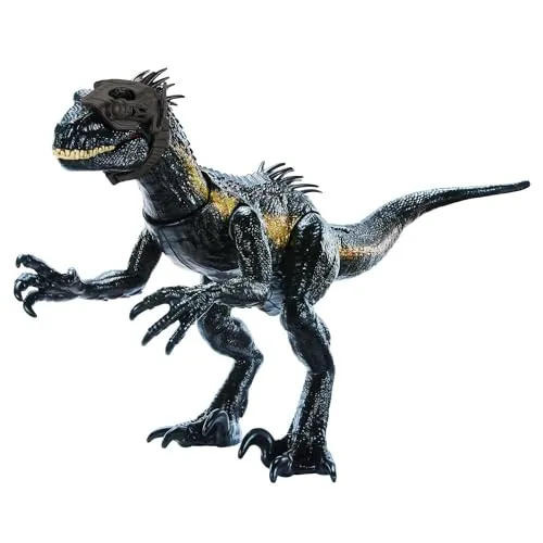 Jurassic World Indoraptor Dino (Dino Tracker) mit AR Track-Code - Spielzeug: Interaktive Spielfigur mit Augmented Reality-Track-Code für spannende Abenteuer ab 4 Jahren.
