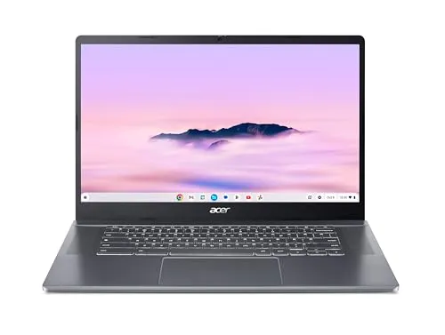 Acer Chromebook Plus 515 (CB515-2H-30CZ) Laptop - FHD Display, Intel Core i3, 8 GB RAM - Laptops mit ChromeOS und AI-Funktionen: Erlebe sicheres Arbeiten und kreative Tools für Fotos und Videos. Inklusive 12 Monate Google One AI Premium-Abo für erweiterten Cloud-Speicher.