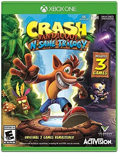 Crash Bandicoot N-Sane Trilogy - Xbox One - Action-Spiel für Xbox One, erlebe die Klassiker in neuem Glanz und genieße spannende Abenteuer mit Crash und seinen Freunden.