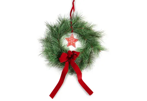 Gartenpirat Adventskranz künstlich – Weihnachtskranz in Kiefer-Optik - Wiederverwendbarer Adventskranz in naturgetreuer Tannenoptik, ideal für Tür und Fenster. Individuell dekorierbar und perfekt für festliche Anlässe.