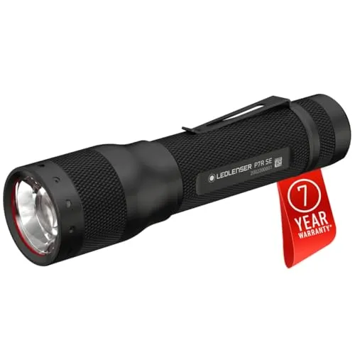 Ledlenser P7R SE Taschenlampe, Schwarz - Hochleistungs-Taschenlampe mit bis zu 1000 Lumen, ideal für Outdoor-Aktivitäten und Notfälle.