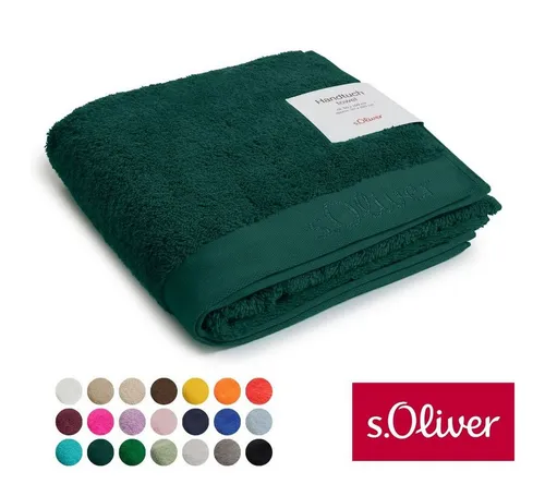 s.Oliver Handtuch s.Oliver, Premium Qualität, 600 gr/m², auch als Sets erhältlich, Walkfrottier (1-St), große Farbauswahl, auch als Duschtuch, Waschhandschuh, Gästetuch