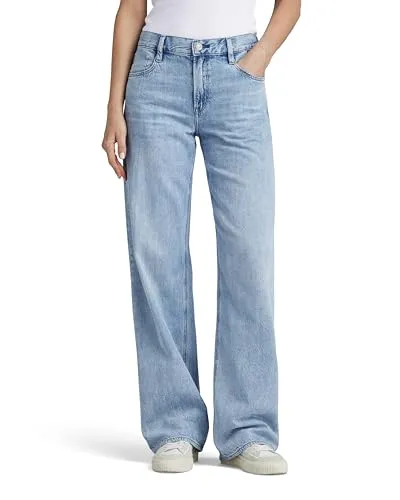 G-STAR Damen Judee Low Waist Loose Jeans - Blau (Sun Faded Cloudburst) - Damen-Jeanshosen mit perfekter Passform und verstärkten Taschen für optimalen Sitz und Style. Ideal für lässige Outfits.