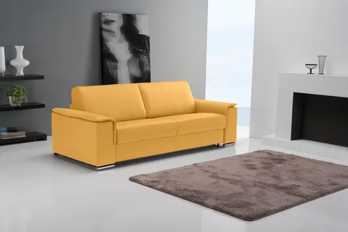 Egoitaliano Schlafsofa Cecilia, modern & elegant, erstklassiger Sitzkomfort, Dauerschläfer, inkl. Matratze und hochwertigem Metallbettrahmen, toller Schlafkomfort