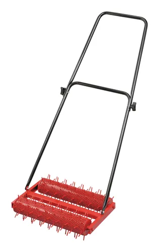 Flora Rasenigel, 2 Walzen Nutzbreite 50 cm - Rasenwalzen für eine gleichmäßige Verdichtung, ideal für Gartenliebhaber, die einen perfekten Rasen wünschen.