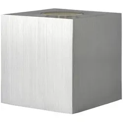 Sompex CUBIC - Tischleuchte - Moderne Tischleuchte aus Aluminium im Würfeldesign, E27-Fassung, ideal für stilvolle Akzente in jedem Raum, kompakte Größe 8x8x8 cm.