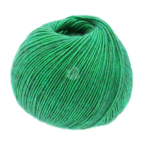 LANA GROSSA Ecopuno | Edle Netzgarnstruktur aus Baumwolle gefüllt mit Merino/Alpaka | Handstrickgarn aus 17% Schurwolle & 11% Alpaka Wolle | 50g Wolle zum Stricken & Häkeln | 215m Garn FB 41