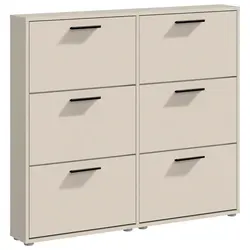 Carryhome Schuhkipper in Kaschmir, stehend, 116x103x17 cm - Praktischer Schuhkipper von Carryhome, aus robustem Kunststoff. Ideal für die Schuhaufbewahrung in der Garderobe, platzsparend und in verschiedenen Typen erhältlich.