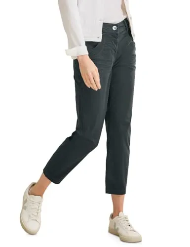 CECIL 3/4-Hose Style Scarlett - Stoffhose im 4-Pocket-Stil, atmungsaktiv und elastisch für optimalen Tragekomfort, ideal für lässige Outfits.