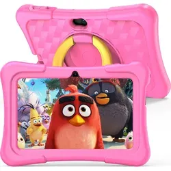 Pritom 7-Zoll-Kinder-Tablet - Rosa, Quad Core, 2GB RAM, 32GB ROM, Lern- und Spiel-Apps - Das Pritom 7-Zoll-Kinder-Tablet kommt mit vorinstallierten Lern- und Spiel-Apps. Ideal für Kinder von 2 bis 12 Jahren, bietet es eine sichere Benutzeroberfläche und eine robuste, schützende Hülle für unbeschwerten Spaß.