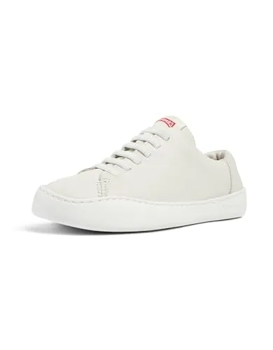 Camper Peu Touring Sneaker weiß 41 EU - Sneaker aus hochwertigem Echtleder, mit rundem Schuhspitze und schnürbarem Verschluss für optimalen Tragekomfort und zeitloses Design.