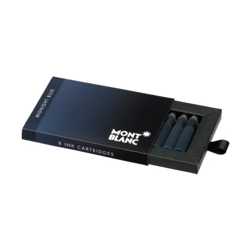 MONTBLANC Tintenpatrone 105195 Mitternachtsblau 8 St./Pack.