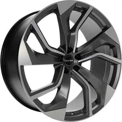 GMP Rebel Alufelgen 21 Zoll schwarz glänzend - Felgen der Kategorie Alufelgen, 8.5x21 Zoll, ET40, LK5/112, besonders robust und stilvoll mit Vielspeichendesign für ein sportliches Fahrzeug-Upgrade.