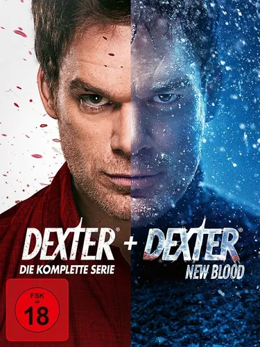 Dexter - Die komplette Serie: Staffel 1-8 + New Blood - Filme: Erleben Sie die packende Geschichte von Dexter Morgan in dieser kompletten DVD-Box mit allen Staffeln und dem neuen Blood-Spin-off!