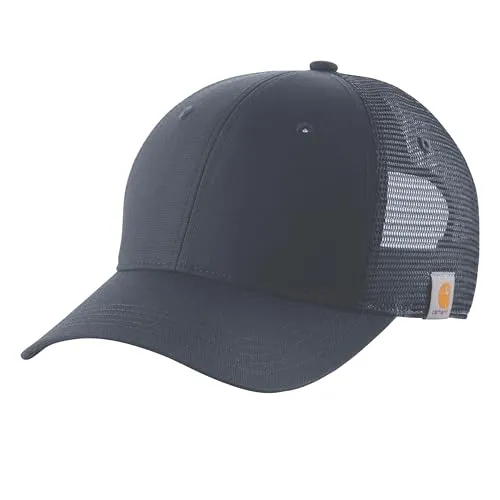 Carhartt Herren Canvas Mesh-Back Cap - Navy - Baseball Cap für Herren mit Carhartt Force-Schweißband, schnelltrocknend und geruchshemmend für maximalen Komfort und Frische.