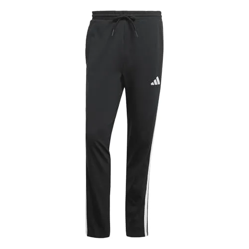 adidas Herren Essential Three Stripes Pant - Modische Hosen aus 74 % Baumwolle und 26 % recyceltem Polyester, mit elastischem Bund und praktischen Taschen, ideal für sportliche Aktivitäten und den Alltag.