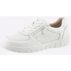 Sneaker CAPRICE Damen Gr. 39 - Sportlich & Bequem - Sneaker für Damen mit Wechselfußbett, ideal für orthopädische Einlagen. Aus Glattleder und Textil, mit flexibler EVA-Laufsohle für optimalen Komfort. Perfekt für einen sportlichen Look!