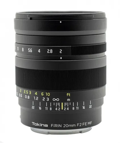 Tokina Firin 2,0 / 20mm FE MF Objektiv für SONY E-Mount - Weitwinkelobjektiv mit 20mm Brennweite und f/2,0 Blende, ideal für kreative Fotografie und Landschaftsaufnahmen, kompatibel mit Sony E-Mount.