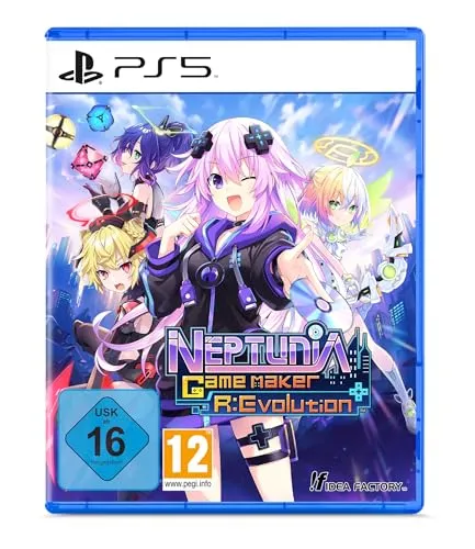 Neptunia Game Maker R:Evolution - Day One Edition (PS5) - Spiele für PlayStation 5, entwickle dein eigenes Game Studio und erlebe spannende Abenteuer mit real-time Spielentwicklung und Party-Management!