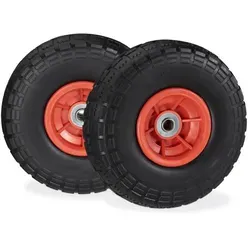Sackkarrenrad PU Vollgummireifen - ideal für Bollerwagen und Handwagen - Sackkarrenrad aus strapazierfähigem PU-Gummi, langlebig und pannensicher. Perfekt für Bollerwagen und Handwagen, um schwere Lasten mühelos zu transportieren.
