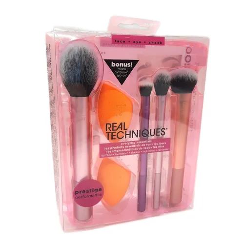 Real Techniques Everyday Essentials Make-up Schwamm-Set 4 Make-up Pinsel 2 Blend