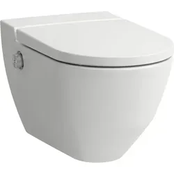 Laufen Cleanet navia Dusch-Tiefspül-WC H8206014000001 - Sanitäranlagen & Zubehör, spülrandloses Dusch-WC mit vielfältigen Duschfunktionen, automatischer Geruchsabsaugung und integrierter Entkalkungsfunktion für höchsten Komfort.