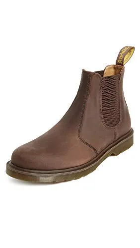Dr. Martens 2976 GAUCHO - Unisex Chelsea Boots in Braun, Crazy Horse Leder mit Used-Optik und komfortabler AirWair Außensohle