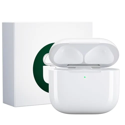 Kabelloses Ladecase Kompatibel mit AirPods 4,Wireless Charging Case Original Ersatz Replacement,Bluetooth Pairing Sync Button