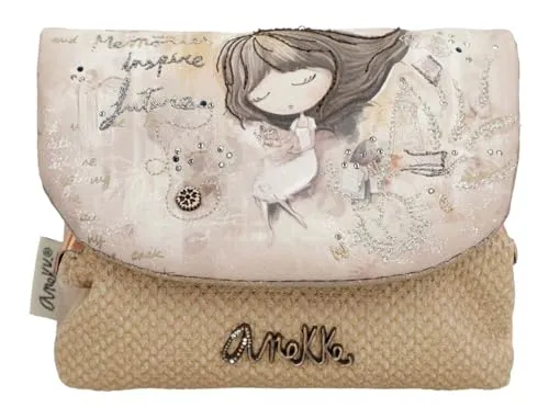 Anekke Memories Geldbörse mit Bügelverschluss - Multicolor - Portemonnaie mit praktischer Überschlagklappe und Zipperfach, ideal für Scheine und Münzen, stylish und funktional für unterwegs.