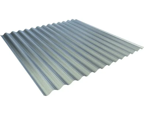 PVC Wellplatte Sinus 76/18 PRISMA Wabenstruktur anthrazit 3500 mm x 900 mm x 2,5