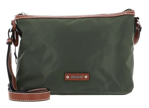 Picard Sonja Crossbody Bag Pesto – Modische Handtasche - Die PICARD Sonja Crossbody Bag vereint Stil und Funktionalität. Mit anpassbarem Tragegurt und geräumigem Hauptfach bietet sie Platz für Ihre Essentials. Maße: 28 x 20 x 8 cm.