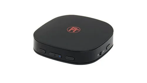 FeinTech Bluetooth 5.0 Audio Sender Empfänger - aptX HD Low Latency, ideal für Gaming und HiFi-Anlagen mit 20 Stunden Akku und 10 m Reichweite