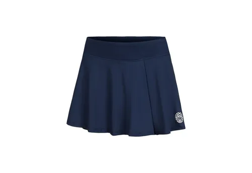 BIDI BADU Damen Crew Wavy Skort - Dark Blue, Größe: XL - Sportlicher Skort für Damen in Dunkelblau, ideal für Tennis und Freizeit, mit einem bequemen Schnitt für optimale Bewegungsfreiheit.