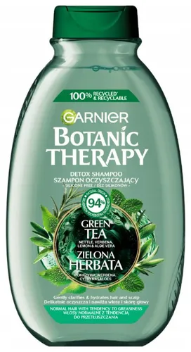 GARNIER Botanic Therapy Shampoo reinigt und erfrischt Grüner Tee 400ml