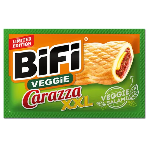 Bifi Veggie Carazza XXL Pizza-Snack, Weizen-Gebäck, 70g 22,43€/1kg