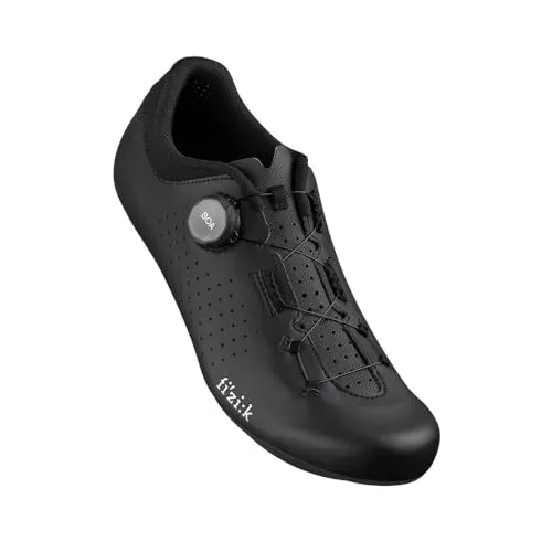 Fizik Omna Radschuhe Größe 45.5, schwarz - Hochwertige Fahrradschuhe mit BOA Verschlusssystem, ideal für Rennfahrer und bereit für die nächste Herausforderung.
