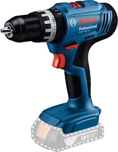 Bosch Professional GSB 18V-25 (CC) Akku-Schlagbohrschrauber - Kabelloser Akku-Schlagbohrschrauber für vielseitige Anwendungen, inkl. Schlagbohrfunktion. Schützt den Motor und verlängert die Akkulebensdauer – ideal für Handwerker.