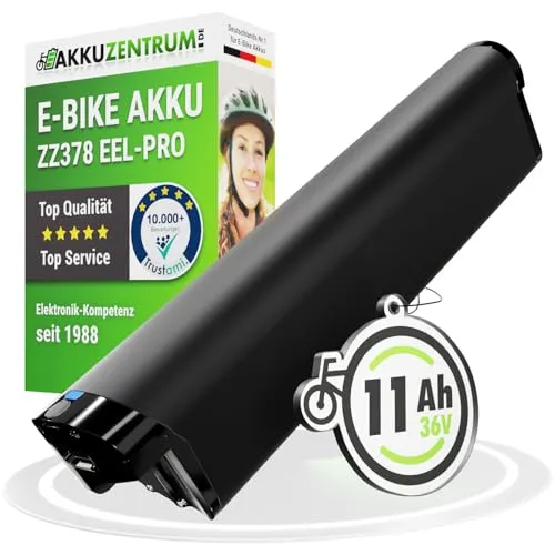 Maratron Semi-Intube Akku ZZ378 - 36V 11,6Ah für Zündapp Z808 - E-Bike-Akkus mit spritzwassergeschütztem und staubdichtem Design, ausgestattet mit intelligentem Zellbalancing für eine lange Lebensdauer und kompatibel mit dem Originalnetzteil.