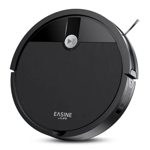 EASINE E3 Saugroboter – Bürstenloses Design & Starkes Saugen - Der EASINE E3 Saugroboter mit ultraflachem Design reinigt effektiv Tierhaare und Schmutz auf Hartböden. Mit 120 Minuten Laufzeit, automatischem Aufladen und mehreren Reinigungsmodi ist er ideal für Ihr Zuhause.