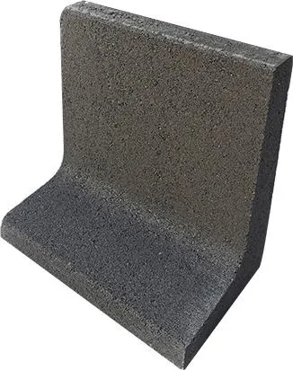 L-Mähroboterkantenstein anthrazit 29 cm x 4 cm x 25 cm Fußtiefe = 15 cm
