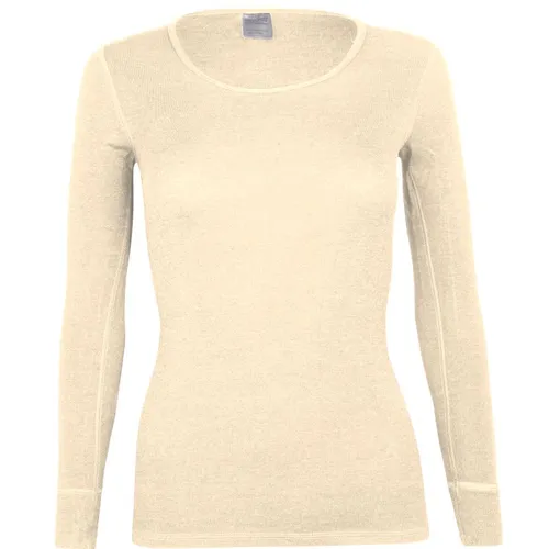 wobera NATUR Damenunterhemd langer Arm aus 100% Seide - Elegantes Longsleeve für Damen aus 100% Seide, ideal für Frühjahr und Sommer. Leicht und kühlend für optimalen Tragekomfort. Hautfreundlich und feuchtigkeitsregulierend, perfekt für Allergiker.