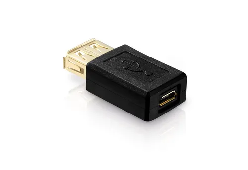 conecto USB 2.0-Adapter Micro-USB-Buchse auf USB-Buchse Typ A vergoldete Konta USB-Kabel