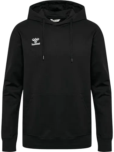 hummel hmlGO 2.0 Hoodie - Handball Sweatshirts Herren, bequemer Hoodie mit funktionalem Material für optimale Bewegungsfreiheit beim Sport.