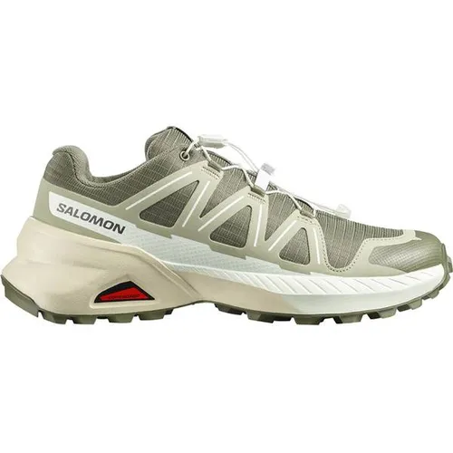 SALOMON Damen Trailrunningschuhe SPEEDCROSS PEAK W Dlicgr/Asparg - Trailrunning-Schuh mit SensiFit™ für sicheren Halt und Quicklace™ für einfache Anpassung. Ideal für anspruchsvolle Trails und jede Wetterlage, bietet die Contagrip® Außensohle optimale Trittfestigkeit.