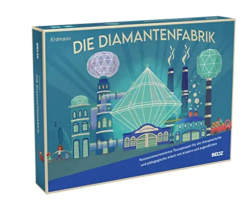 Die Diamantenfabrik - Ressourcenorientiertes Therapiespiel für Kinder und Jugendliche - Gesellschaftsspiel zur Förderung von Ressourcen und sozialen Fähigkeiten, ideal für therapeutische und pädagogische Settings.