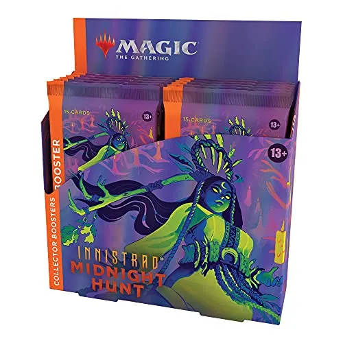 MTG Magic Innistrad: Midnight Hunt Collector Booster Display 12 Booster ENGLISCH