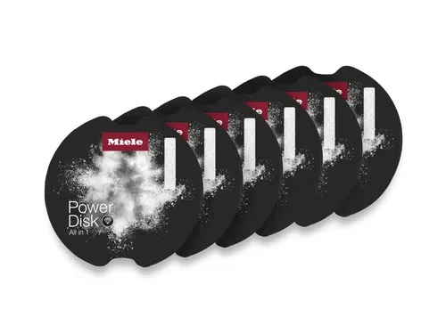 Miele GS SETD6 PowerDisk All in 1 Geschirrspülmittel - All-in-One Geschirrspülmittel für strahlenden Glanz, schützt Ihr Geschirr und sorgt für optimale Reinigungsergebnisse.