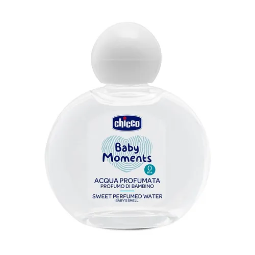 Chicco Baby Moments Parfum 100ml - Duschlotion für Kinder mit einem zarten, süßen Duft, der Erinnerungen weckt. Ideal als erstes Parfum für Ihr Kind, alkoholfrei und sanft zur Kinderhaut.
